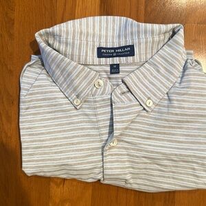 Peter Millar Crown Comfort Striped Polo. Size Medium fits like a large.